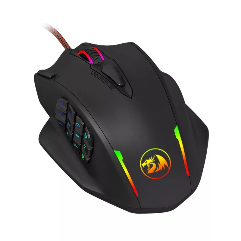 REDRAGON IMPACT 12400DPI MMO-pelihiiri - musta