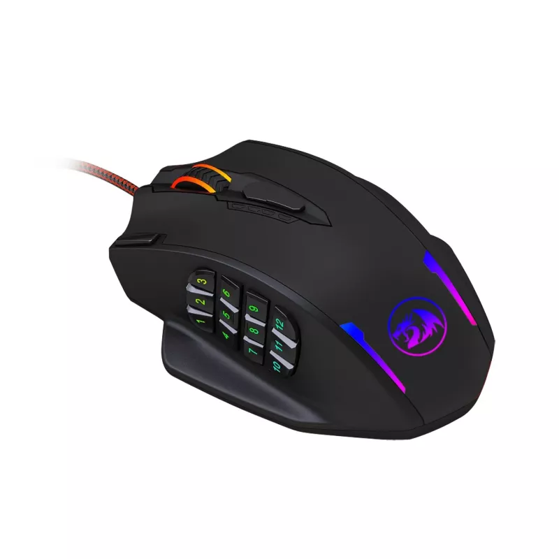 REDRAGON IMPACT 12400DPI MMO-pelihiiri - musta