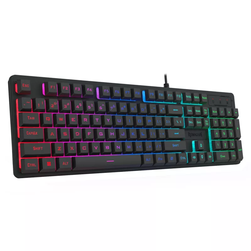 Redragon K521 RGB NETHERBANE 104-näppäiminen kalvopelausnäppäimistö