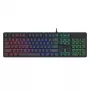 Redragon K521 RGB NETHERBANE 104-näppäiminen kalvopelausnäppäimistö