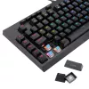 Redragon K588 RGB Pro BROADSWORD TKL mekaaninen langallinen pelinäppäimistö - musta