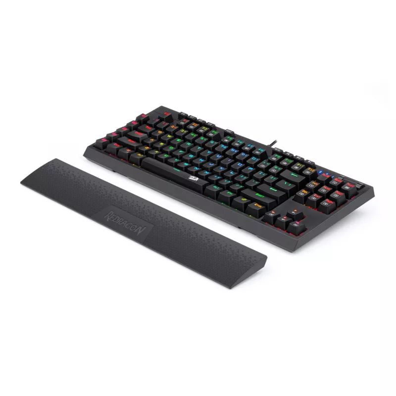 Redragon K588 RGB Pro BROADSWORD TKL mekaaninen langallinen pelinäppäimistö - musta
