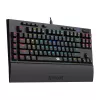 Redragon K588 RGB Pro BROADSWORD TKL mekaaninen langallinen pelinäppäimistö - musta