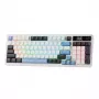 Redragon K719WGB GALATIN RGB PRO langaton mekaaninen pelinäppäimistö täysikokoinen - valkoinen