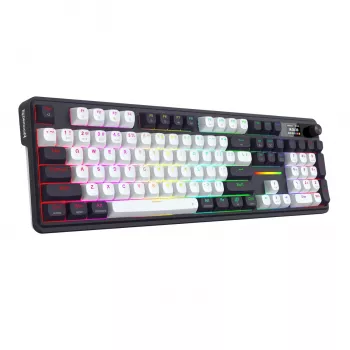 Redragon K762WB-RGB-PRO LCD Full-size Gasket mekaaninen näppäimistö - musta
