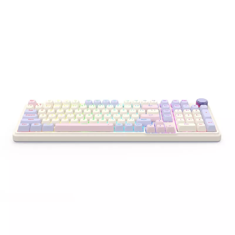 Redragon K768VI-WL Eisa 100 langaton pelinäppäimistö, Lilac