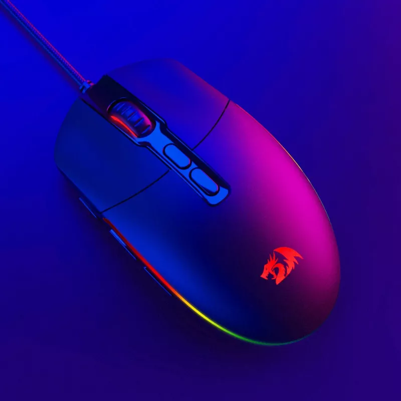 Redragon M719 INVADER RGB 10000 DPI johdollinen optinen pelihiiri - musta