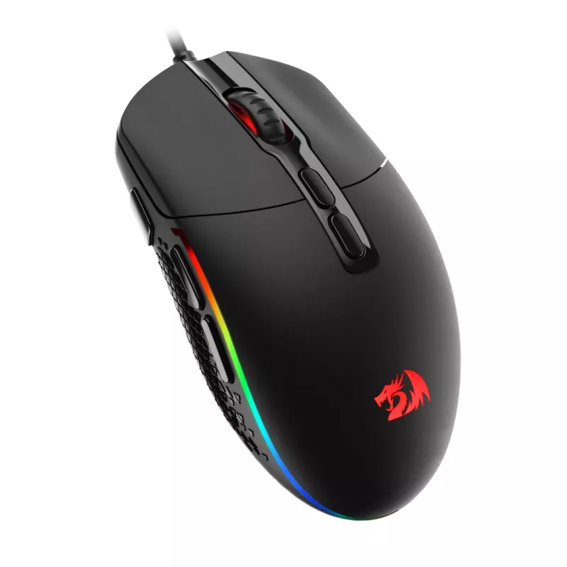 Redragon M719 INVADER RGB 10000 DPI johdollinen optinen pelihiiri - musta