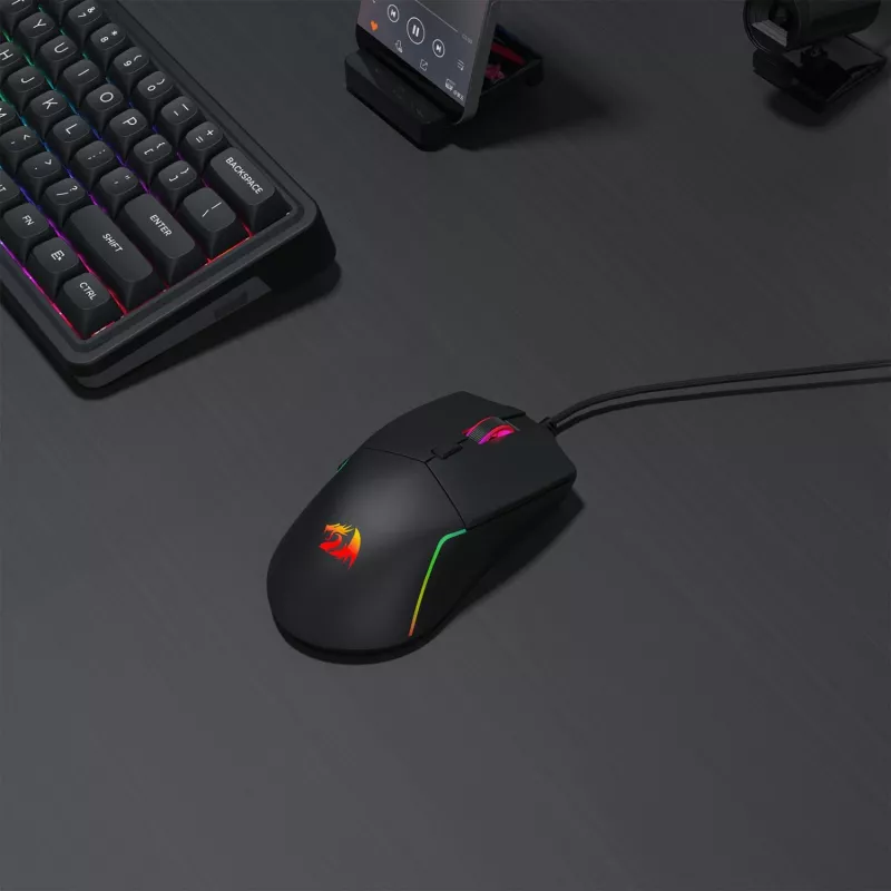 Redragon M730-RGB NAGA RGB 10000 DPI langallinen pelihiiri