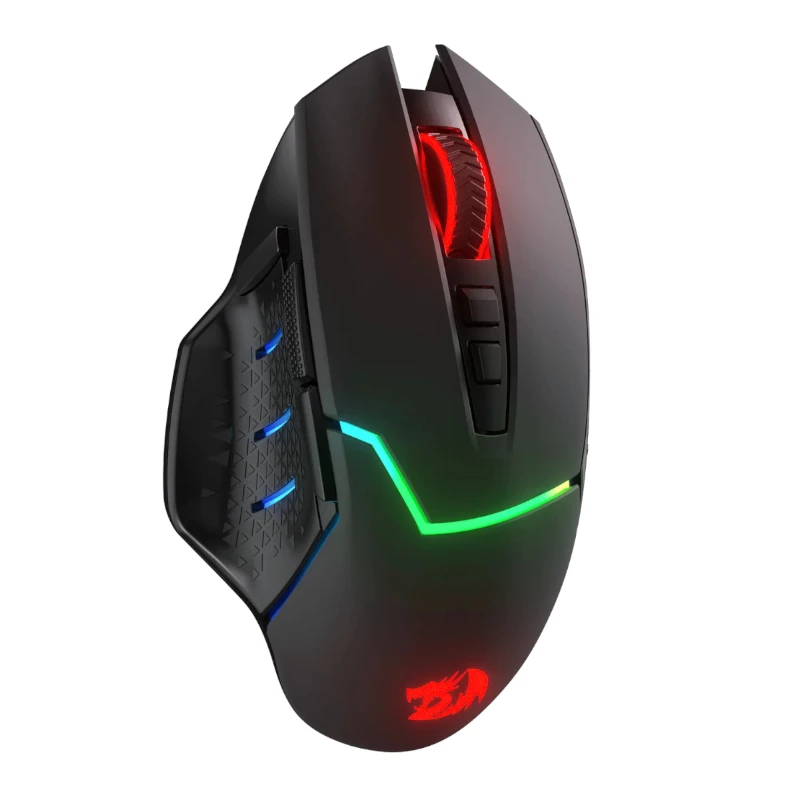 REDRAGON Mirage Pro 8000DPI RGB langaton pelihiiri - musta
