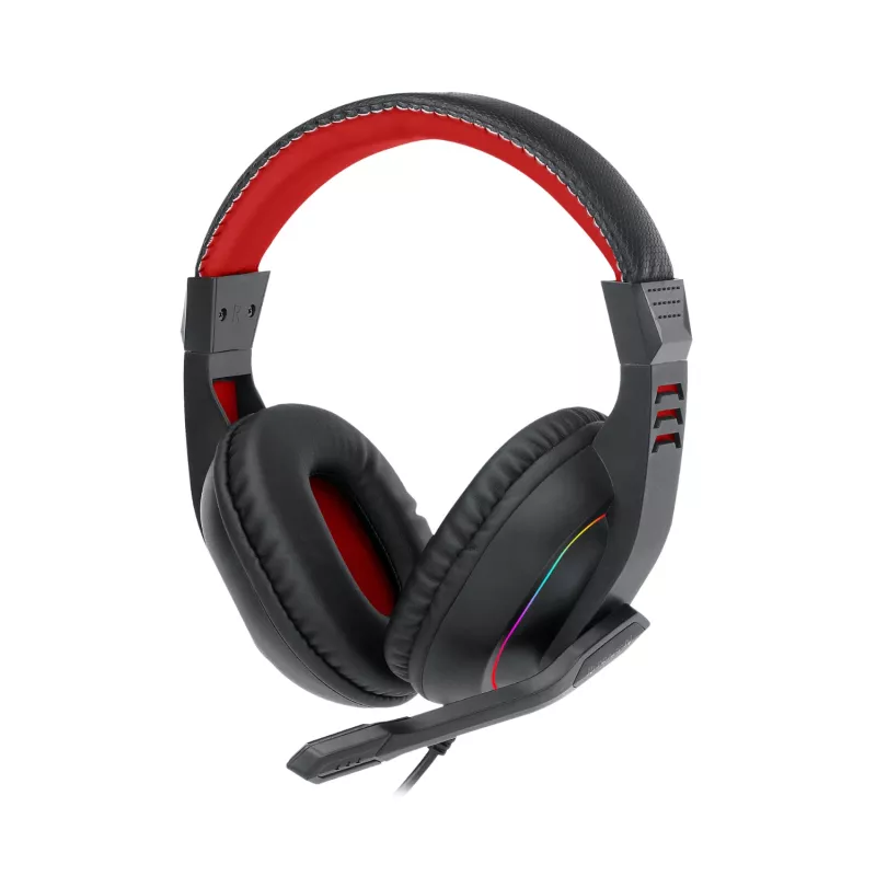 Redragon Over-Ear ARES Aux RGB -peliheadset - musta