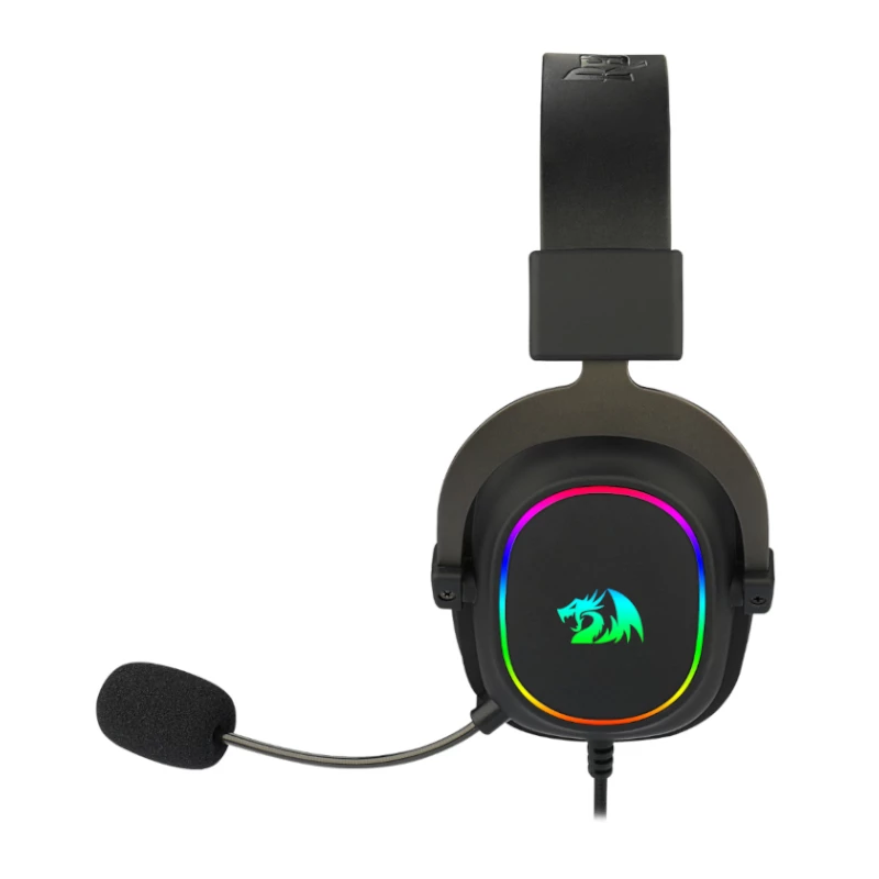 REDRAGON Over-Ear ZEUS-X USB RGB -pelihuomiopuhelin - musta