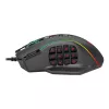 REDRAGON PERDICTION 4 12400DPI RGB MMO ergonominen pelihiiri - musta