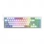 REDRAGON Pollux 65 % langallinen mekaaninen pelinäppäimistö, hot-swap-punaiset kytkimet, RGB-taustavalo, irrotettava USB-C, NKRO, musta