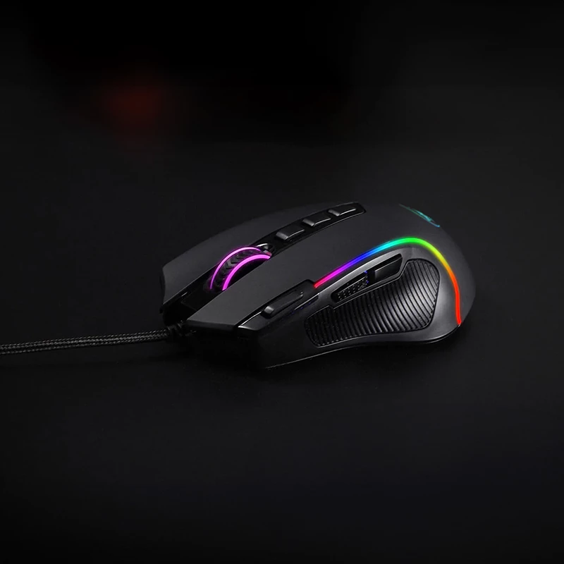 REDRAGON PREDATOR 4000DPI RGB ergonominen pelihiiri - musta