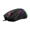 REDRAGON PREDATOR 4000DPI RGB ergonominen pelihiiri - musta