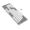 Redragon BK-7111 langaton sakset-kytkinnäppäimistö numeronäppäimistöllä, 2,4 GHz/Bluetooth, harmaa