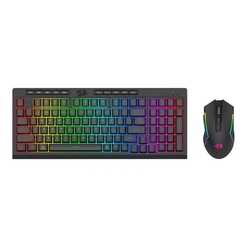 Redragon RYLO PRO S142 Tri-Mode RGB -pelinäppäimistö ja -hiiri -yhdistelmä