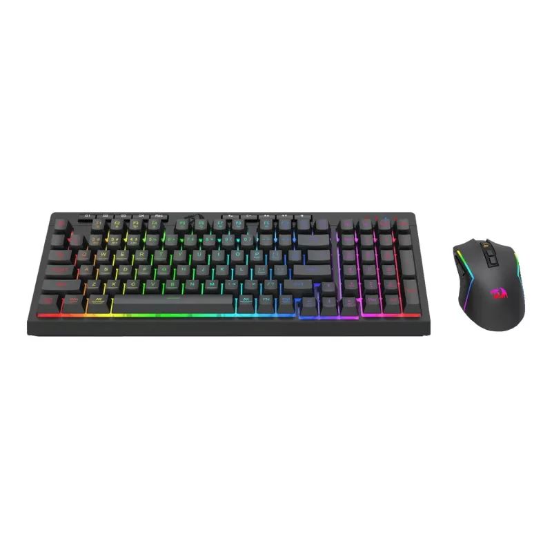 Redragon RYLO PRO S142 Tri-Mode RGB -pelinäppäimistö ja -hiiri -yhdistelmä