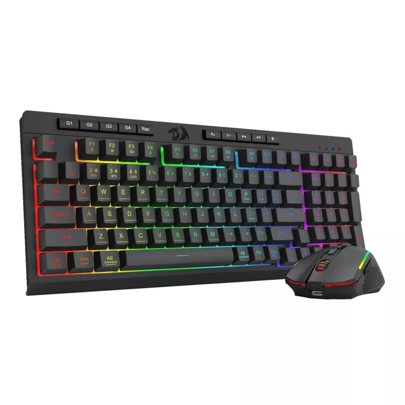 Redragon RYLO PRO S142 Tri-Mode RGB -pelinäppäimistö ja -hiiri -yhdistelmä