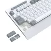Redragon S151 johdollinen RGB-pelitietokoneen näppäimistö- ja hiirisarja - valkoinen ja harmaa