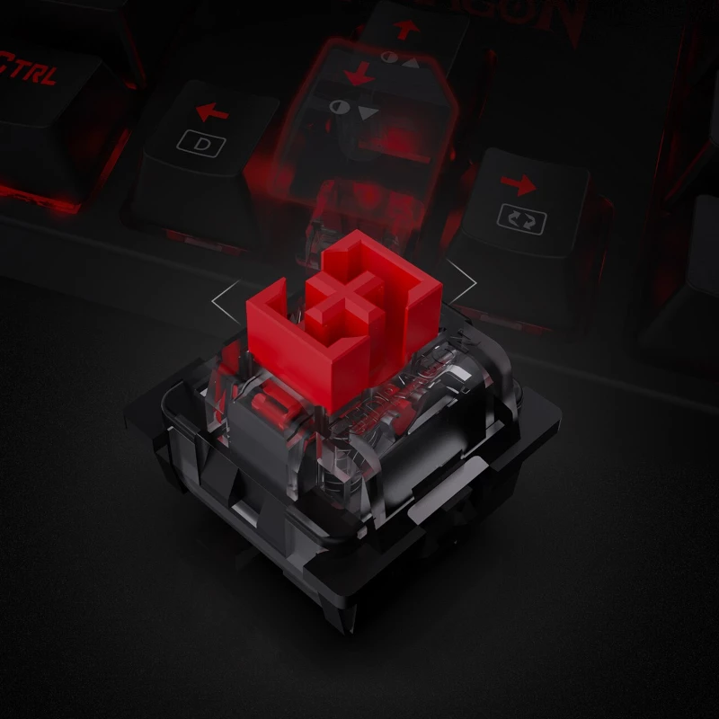 Redragon SURARA K582RGB mekaaninen RGB-pelinäppäimistö - musta