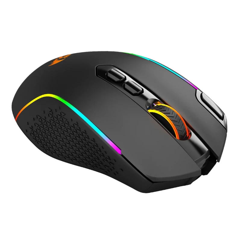 REDRAGON Taipan Pro 10000DPI RGB langaton pelihiiri - musta