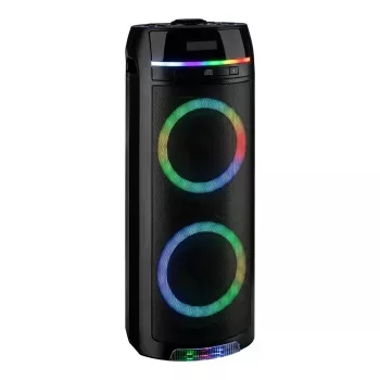 REFLEXION PS10BTCD/N juhlakaiutin, 480W Peak, Bluetooth, CD, FM-radio, USB, AUX, mikrofoni, musta