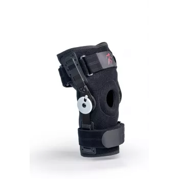 REH Stabilmax O-1241/M avoin patella lyhyt polvituki, medium, musta