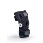 REH Stabilmax O-1241/XXL avoin lyhyt polvituki joustavilla stabilaattoreilla, rei'itetyllä neopreenilla, musta, koko XXL