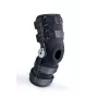 REH Stabilmax O-1243/4XL avoin pitkä polvituki säädettävillä hihnoilla, musta, 4XL