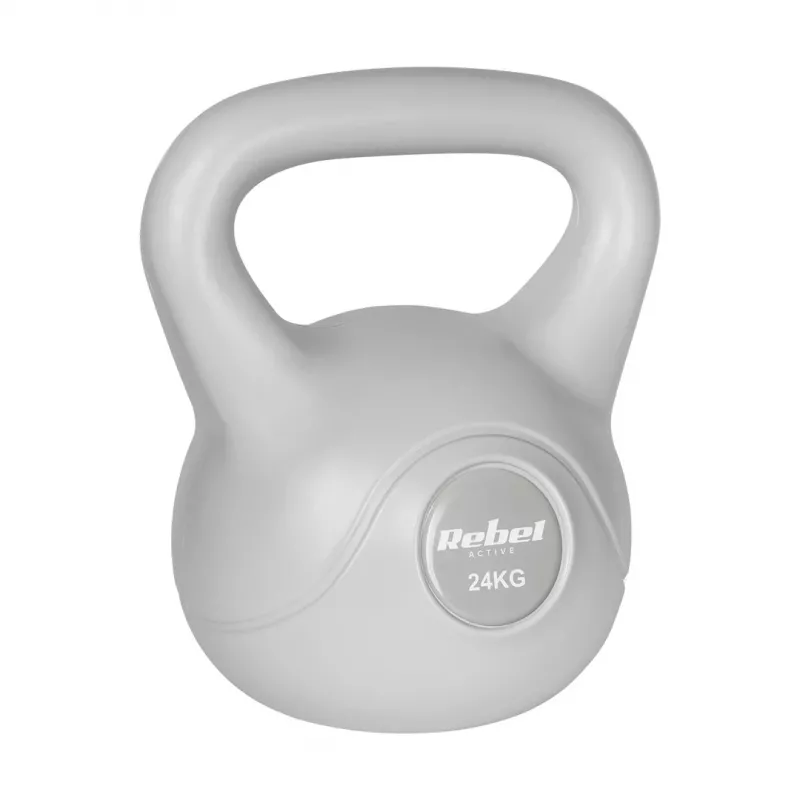 Rebel Active Bitumen kettlebell 24 kg, harmaa (RBA-2322G-24)