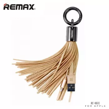 REMAX Apple Tassels Ring -datakaapeli Lightning gold