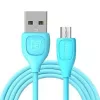 REMAX Lesu Cable Micro RC-050m sininen - USB 2.0 -lataus- ja datakaapeli, 0,5 m