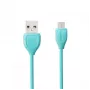 REMAX Lesu Cable Micro RC-050m sininen - USB 2.0 -lataus- ja datakaapeli, 0,5 m
