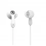 REMAX yleiskuulokkeet RM-301 johdolliset in-ear-kuulokkeet mikrofonilla, 3,5 mm liitin, valkoinen