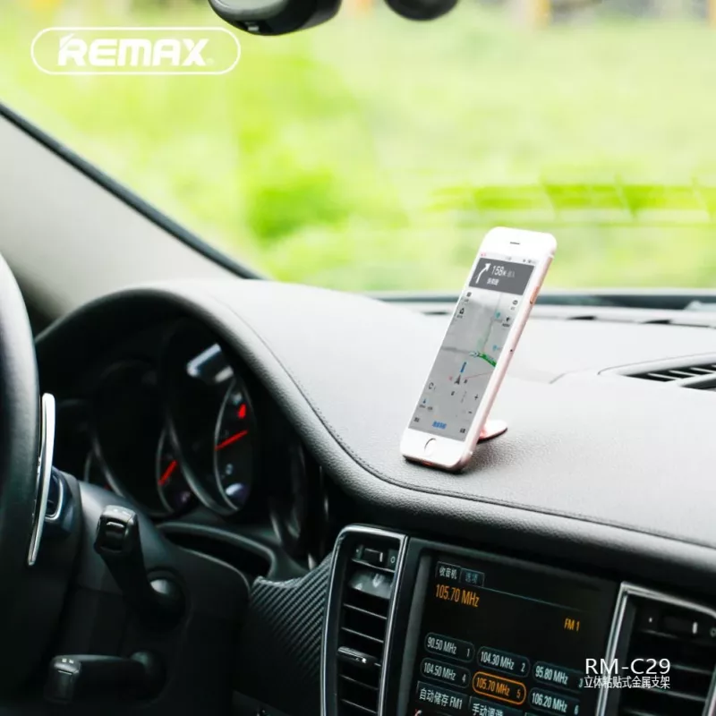 REMAX universaali metallinen tukeva puhelinteline RM-C29 Rose Gold