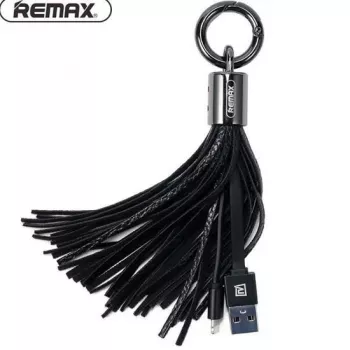 REMAX Universal Tassels Ring -kaapeli Micro USB - musta