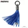 REMAX yleinen Tassels Ring datakaapeli Lightning sininen