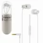 REMAX universaali WI80 johdollinen in-ear-headset mikrofonilla, valkoinen