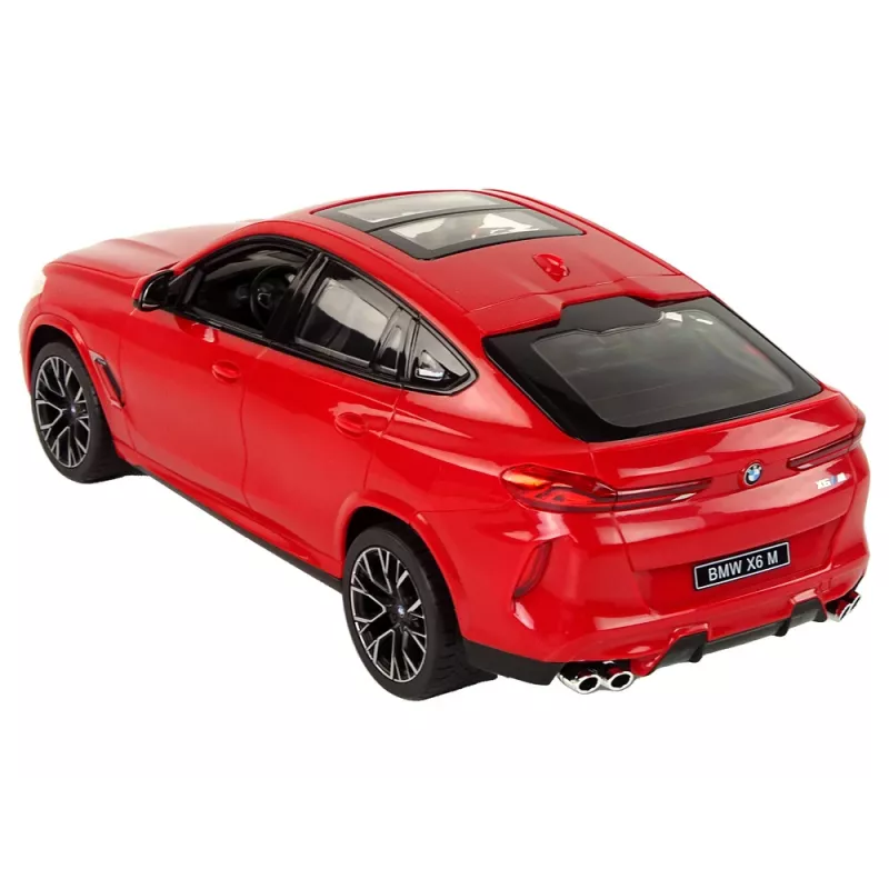 RC-kaukosäädettävä auto BMW X6 Rastar Pilot punainen 1:14