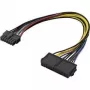Renkforce ATX 14-pin - 24-pin virtasovitinkaapeli 0,25 m monivärinen 1430710