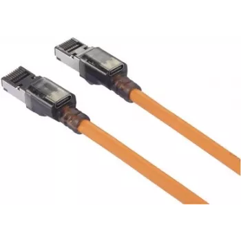 Renkforce CAT 6a S/FTP -verkkokaapeli RJ45 1 m oranssi port-finder-toiminnolla RF-6609648
