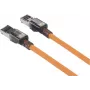 Renkforce CAT 6a S/FTP -verkkokaapeli RJ45 1 m oranssi port-finder-toiminnolla RF-6609648