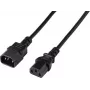 Renkforce Deluxe virtajatkokaapeli C13 - C14 2 m musta RF-7176936
