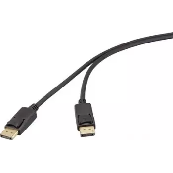 Renkforce DisplayPort-kaapeli 2 m musta 4K UHD RF-6830474