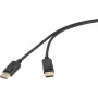 Renkforce DisplayPort-kaapeli 2 m musta 4K UHD RF-6830474