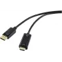 RENKFORCE DisplayPort–HDMI-kaapeli 5 m musta 4K 30Hz kullattu RF-5179192