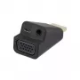 Renkforce HDMI–VGA-sovitin 3,5 mm äänellä, Full HD 1080p, musta 041C142