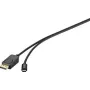 Renkforce RF-4538166 USB-C–DisplayPort-adapterikaapeli 1,8 m musta 4K@60Hz